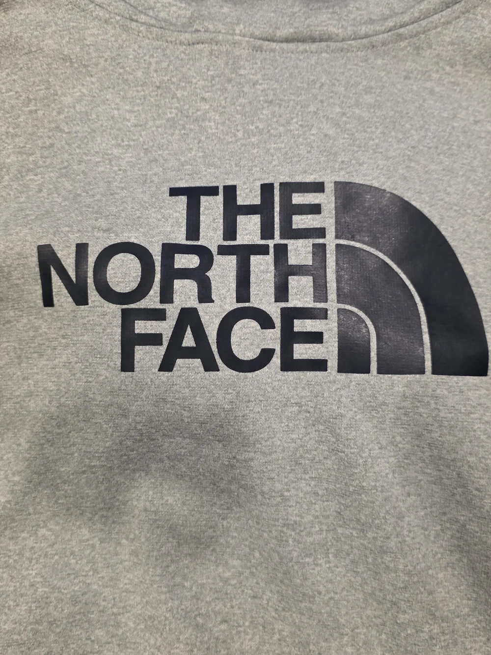 The North Face Men's Hoodie Sweatshirt - Light Gray